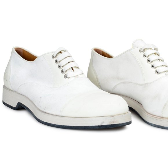 Hugo Boss Mens Canvas Leather Casual Oxfords Shoes